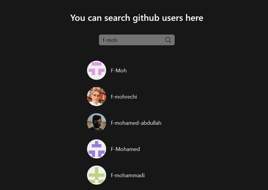 Github Users
